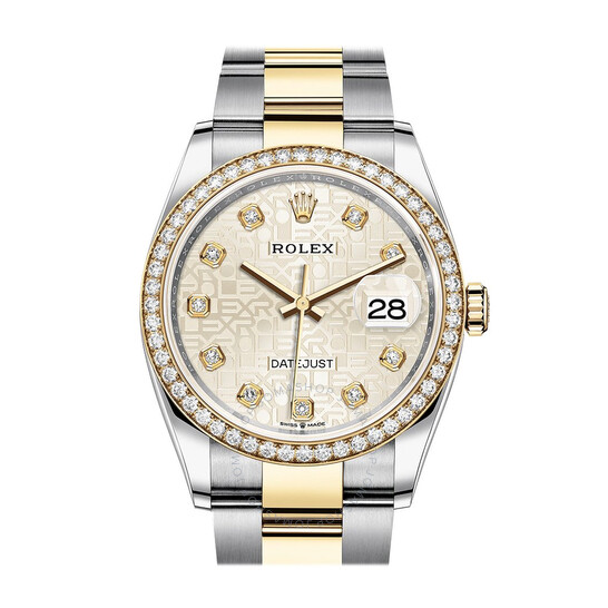 Rolex Datejust 36 Silver Jubilee Diamond Dial Men’s Steel and 18kt Yellow Gold Oyster Watch 126283SJDO