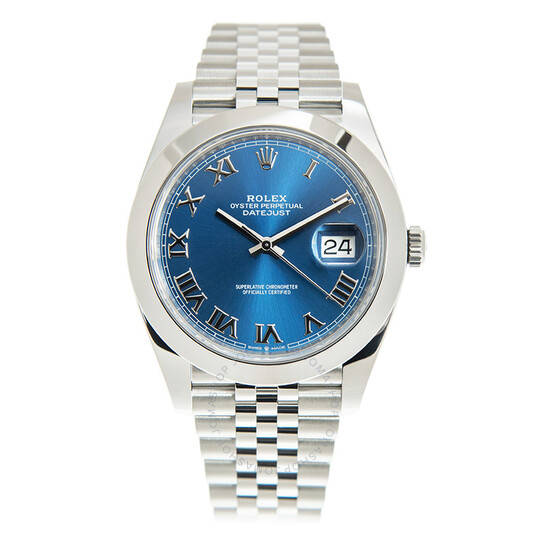 Rolex Datejust 41 Automatic Blue Dial Men’s Jubilee Watch 126300BLRJ