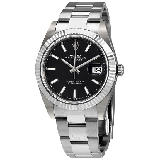 Rolex Datejust 41 Black Dial Stainless Steel Automatic Men’s Watch 126334BKSO