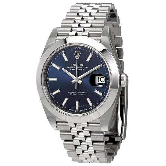 Rolex Datejust 41 Blue Dial Automatic Men’s Watch 126300BLSJ