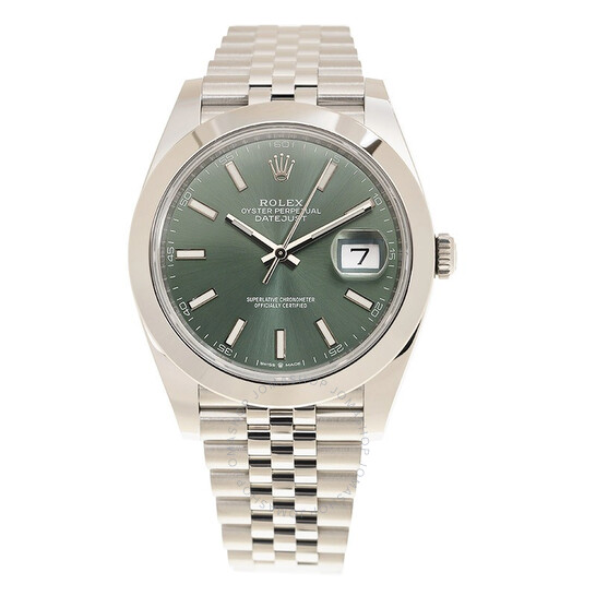 Rolex Datejust 41 Mint Green Dial Automatic Men’s Jubilee Watch M126300-0020