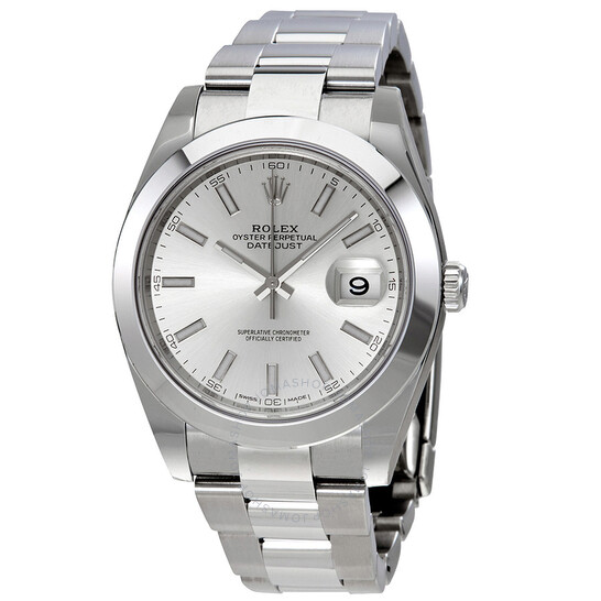 Rolex Datejust 41 Silver Dial Stainless Steel Automatic Men’s Watch 126300SSO