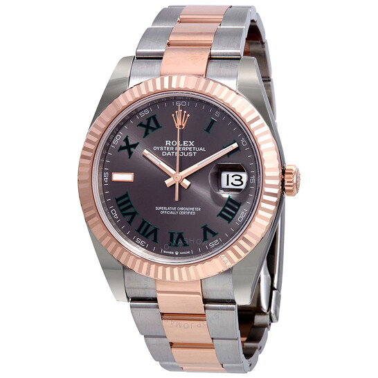 Rolex Datejust 41 Slate Dial Men’s Steel and 18kt Everose Gold Oyster Watch 126331GYRO