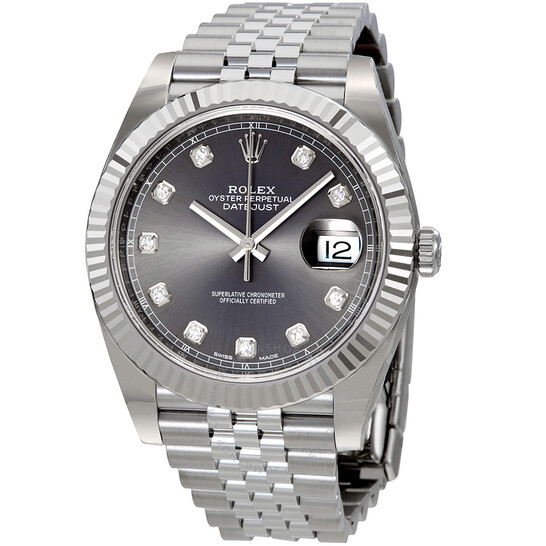 Rolex Datejust Rhodium Diamond Dial Automatic Men’s Watch 126334RDJ