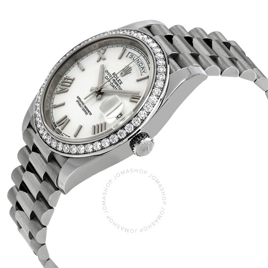 Rolex Day-Date 40 Automatic Diamond White Dial Men’s President Watch 228349WRP