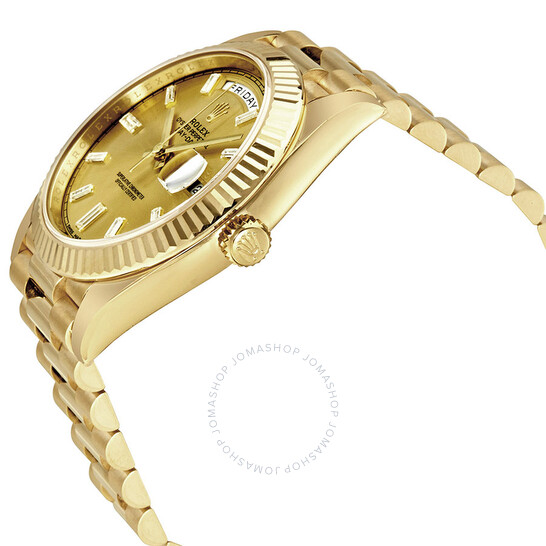 Rolex Day-Date 40 Champagne Dial 18K Yellow Gold President Automatic Men’s Watch 228238CDP