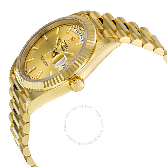 Rolex Day-Date 40 Champagne Dial 18K Yellow Gold President Automatic Men’s Watch 228238CSP