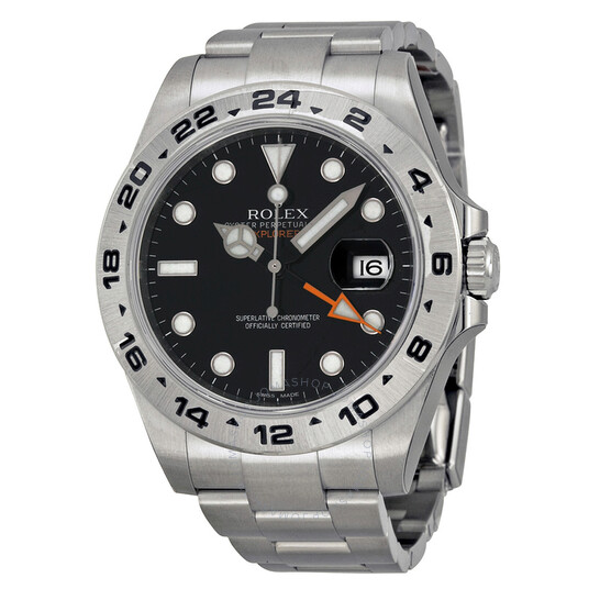 Rolex Explorer II Black Dial Stainless Steel Oyster Bracelet Automatic Men’s Watch 216570BKSO