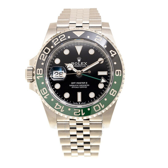 Rolex GMT-Master II Lefty Automatic Black Dial Men’s Jubilee Sprite Bezel Watch M126720VTNR-0002