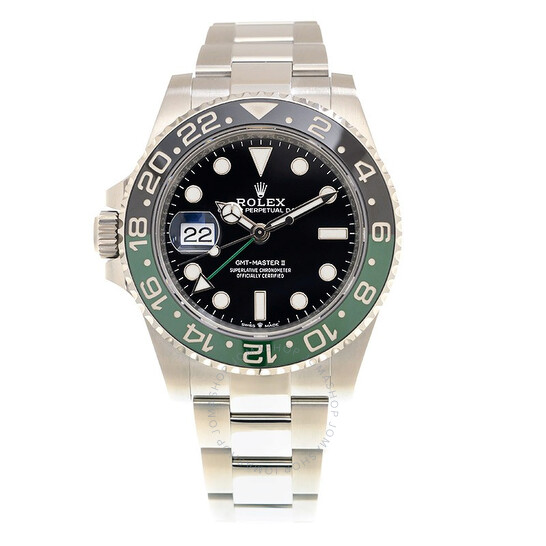 Rolex GMT-Master II Lefty Automatic Black Dial Sprite Bezel Men’s Watch 126720vtnr-0001