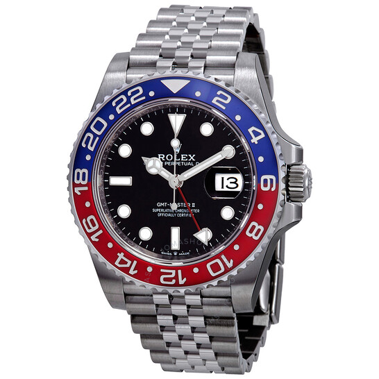 Rolex GMT-Master II Pepsi Blue and Red Bezel Stainless Steel Jubilee Watch 126710BKSJ