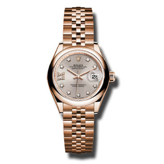 Rolex Lady Datejust 28 Sundust Dial 18K Pink Gold Jubilee Bracelet Automatic Watch 279165SNRDJ