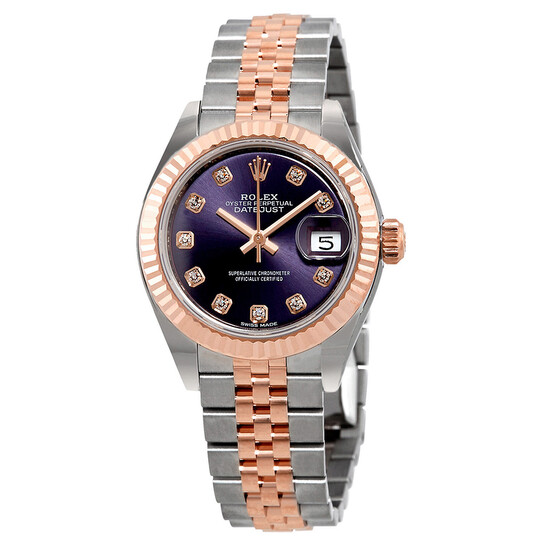 Rolex Lady-Datejust 31 Pink Dial 18K Everose Gold President Automatic Ladies Watch 178275PKRP