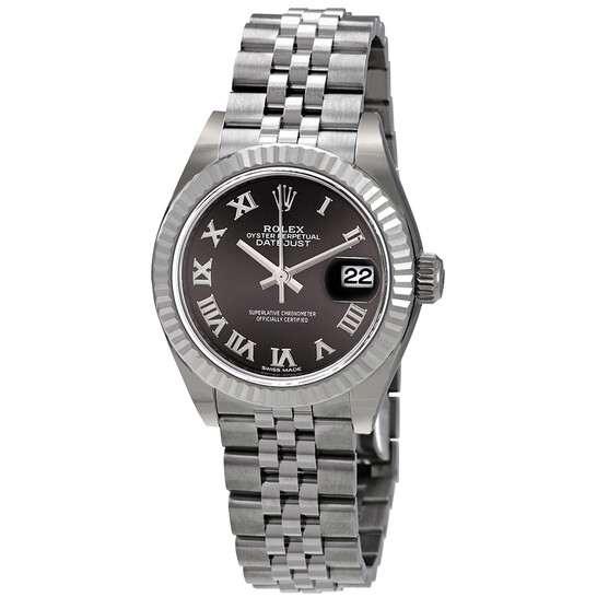 Rolex Lady Datejust Automatic Grey Dial Ladies Jubilee Watch 279174GYRJ