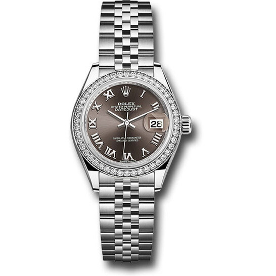 Rolex Lady Datejust Automatic Grey Dial Ladies Jubilee Watch 279384GYRJ