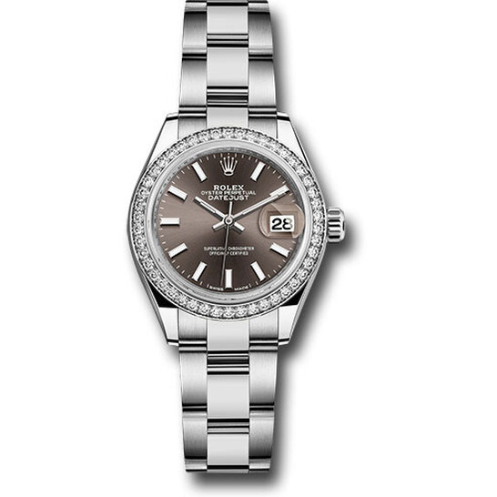 Rolex Lady Datejust Automatic Grey Dial Ladies Oyster Watch 279384GYSO