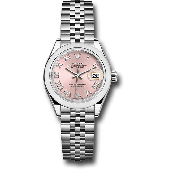 Rolex Lady Datejust Automatic Pink Dial Ladies Jubilee Watch 279160PRJ