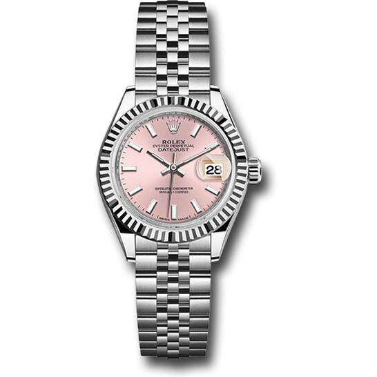 Rolex Lady Datejust Automatic Pink Dial Ladies Jubilee Watch 279174PSJ