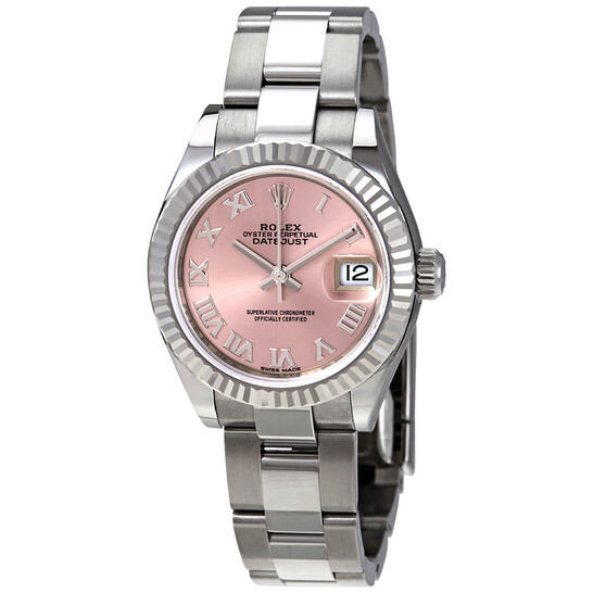 Rolex Lady Datejust Automatic Pink Dial Ladies Oyster Watch 279174PRO