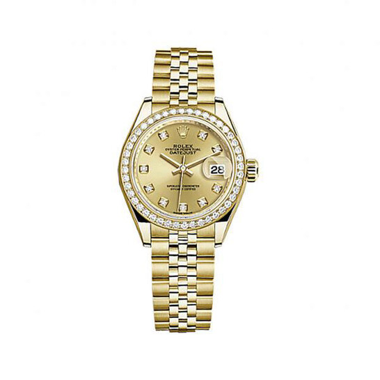 Rolex Lady-Datejust Automatic Diamond Brown Dial Ladies Watch 279135rbr-0017