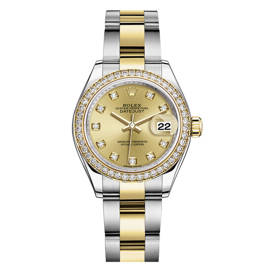 Rolex Lady Datejust Champagne Diamond Dial Automatic Watch 279383CDO