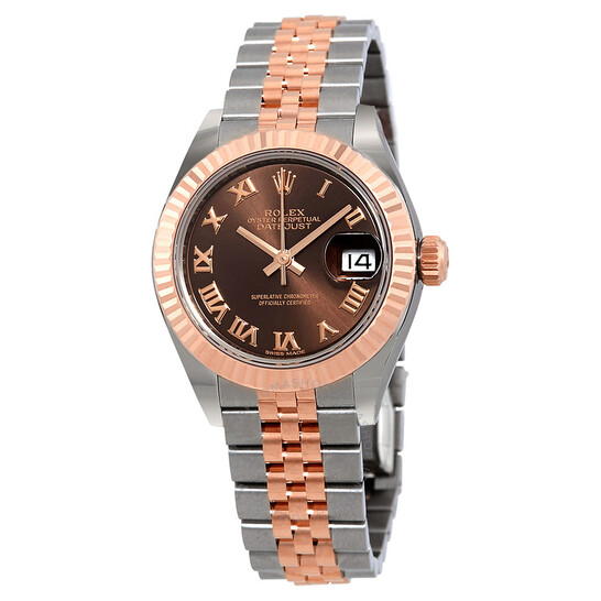 Rolex Lady Datejust Chocolate Dial Diamond Automatic Watch 279171CHRJ