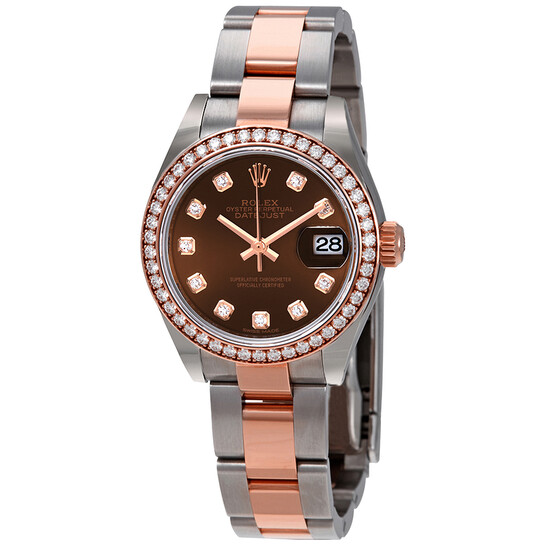 Rolex Lady Datejust Chocolate Diamond Dial Automatic Watch 279171CHDRJ