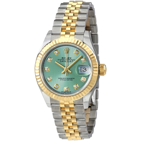 Rolex Lady Datejust Chocolate Diamond Dial Automatic 18 Carat Rose Gold President Watch 279175CHDP