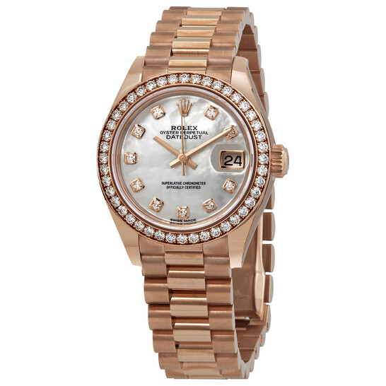 Rolex Lady-Datejust Pearlmaster Diamond Pave Dial 18K White Gold (Diamond-Set) Automatic Ladies Watch 81349CRRDPM