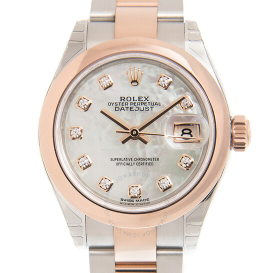 Rolex Lady Datejust Mother of Pearl Diamond Oyster Watch 279161MDO