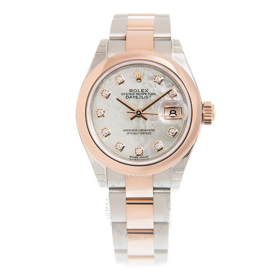 Rolex Lady Datejust Mother of Pearl Diamond Oyster Watch 279161MDO