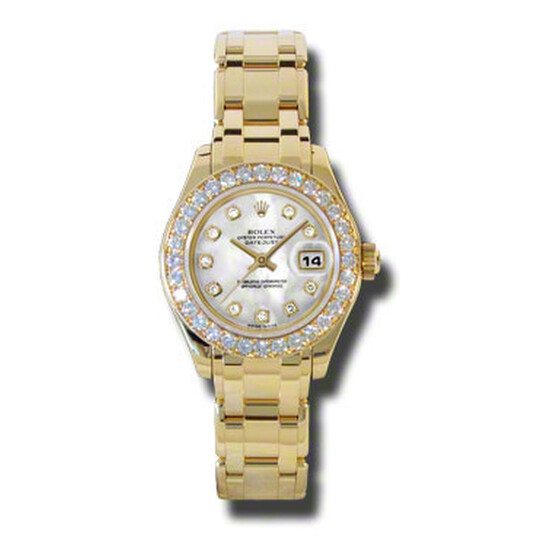 Rolex Lady-Datejust Pearlmaster Pink Dial 18K Everose Gold Automatic Ladies Watch 80315PKRDPM