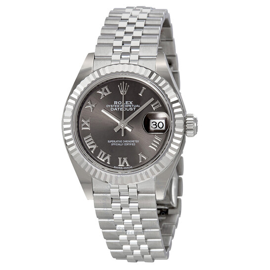 Rolex Lady Datejust Rhodium Dial Steel and 18K White Gold Watch 279174RRJ