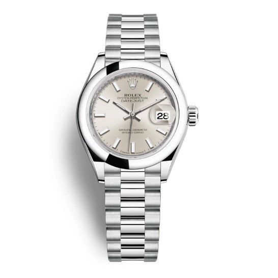 Rolex Lady-Datejust Silver Dial Automatic Ladies Jubilee Watch 279160SSJ