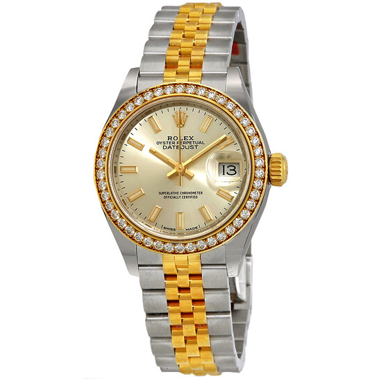 Rolex Lady-Datejust Silver Dial Automatic Ladies Jubilee Watch 279174SSJ