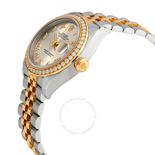 Rolex Lady Datejust Sundust Roman Dial Diamond Bezel Automatic Watch 279383SNRJ