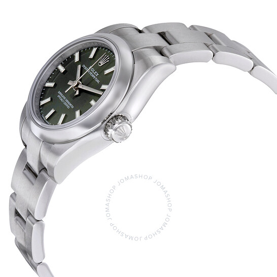 Rolex Lady Oyster Perpetual 26 Olive Green Dial Stainless Steel Oyster Bracelet Automatic Watch 176200OVSO