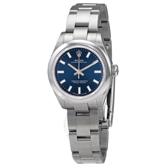 Rolex Oyster Perpetual 28 Automatic Chronometer Blue Dial Ladies Watch 276200BLSO