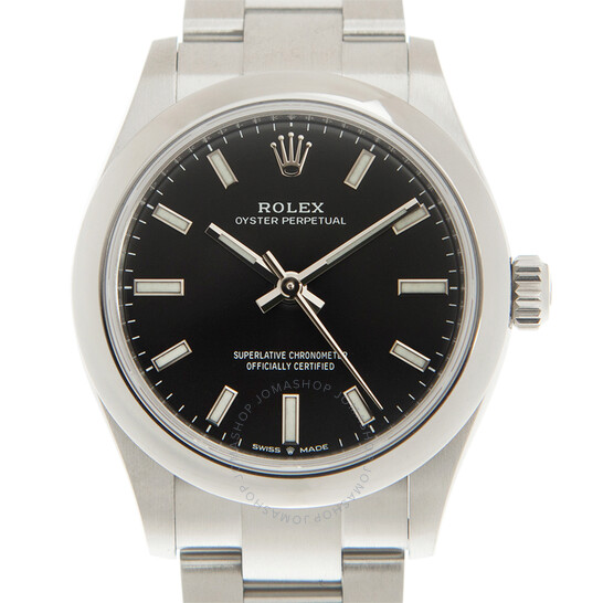 Rolex Oyster Perpetual 31 Automatic Black Dial Ladies Watch 277200BKSO