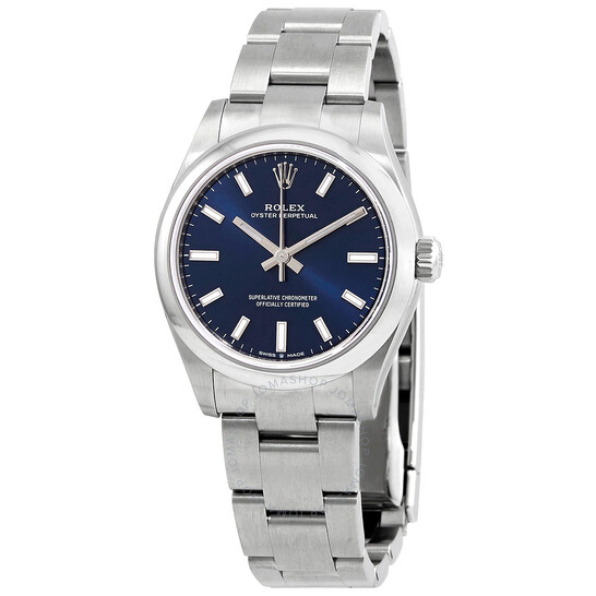 Rolex Oyster Perpetual 31 Automatic Chronometer Turquoise Blue Dial Ladies Watch 277200TQBLSO