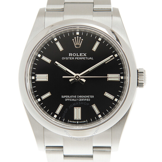 Rolex Oyster Perpetual 34 Silver Dial Stainless Steel Bracelet Automatic Men’s Watch 114200SCOAO