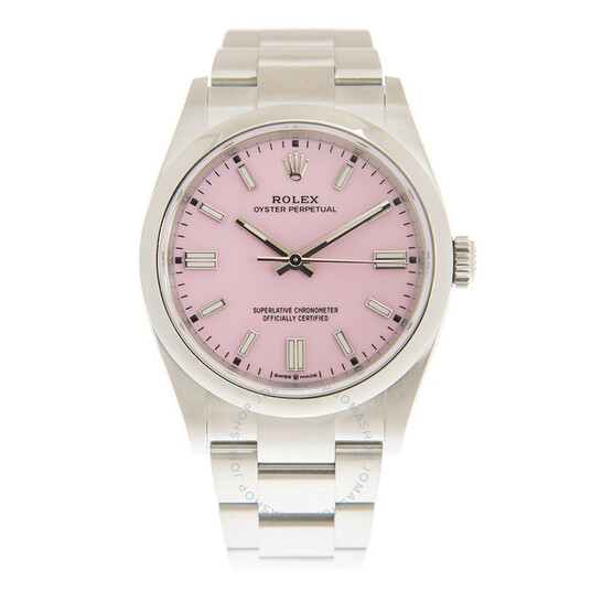 Rolex Oyster Perpetual 36 Automatic Chronometer Candy Pink Dial Watch 126000CDYPKSO