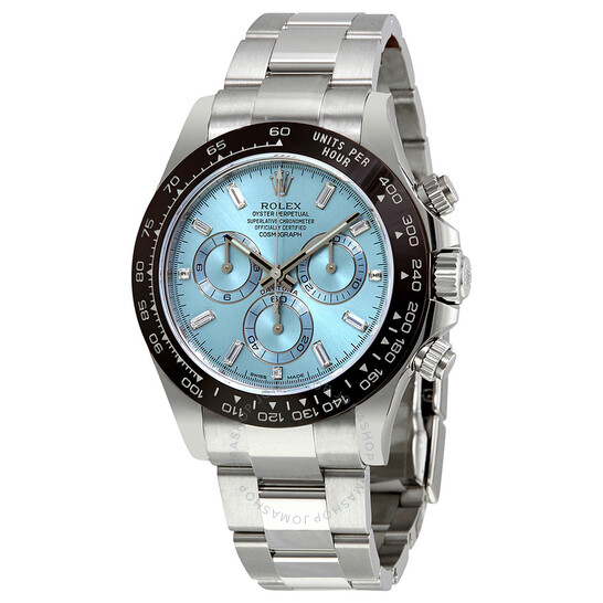 Rolex Oyster Perpetual Cosmograph Daytona Ice Blue Dial Automatic Men’s Chronograph Watch 116506BLDO