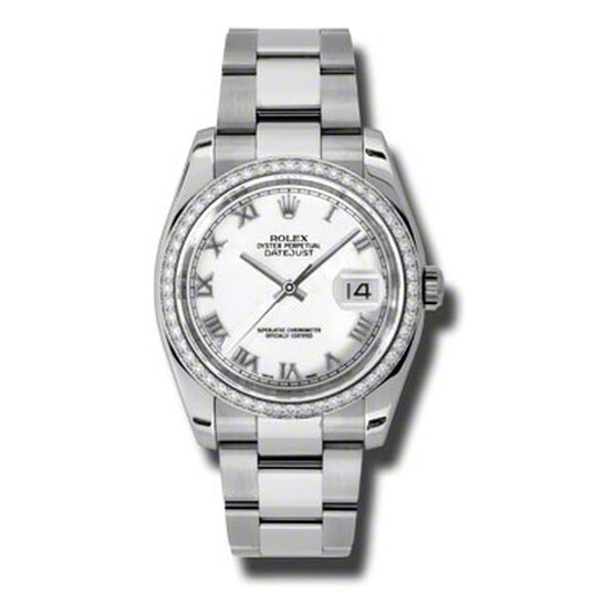 Rolex Oyster Perpetual Datejust 36 White Dial Stainless Steel Jubilee Bracelet Automatic Men’s Watch 116244WSJ