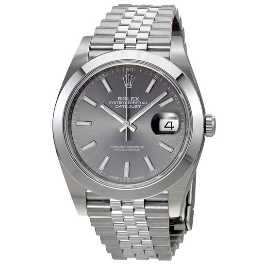 Rolex Oyster Perpetual Datejust Rhodium Dial Automatic Men’s Watch 126300RSO