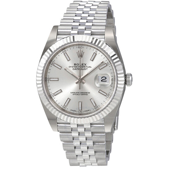 Rolex Oyster Perpetual Datejust Silver Dial Automatic Men’s Watch 126334SSJ