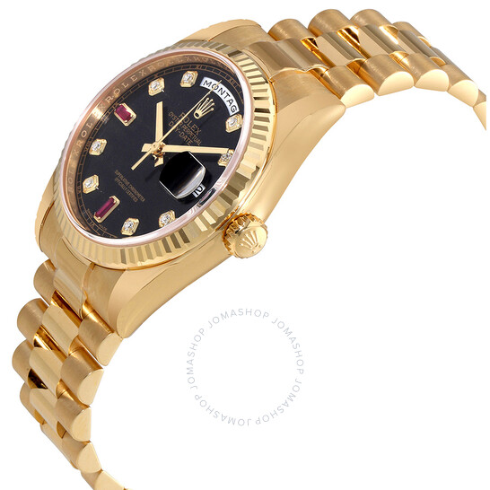 Rolex Oyster Perpetual Day-Date Automatic Men’s 18 Carat Yellow Gold President Watch 118238BKDRP