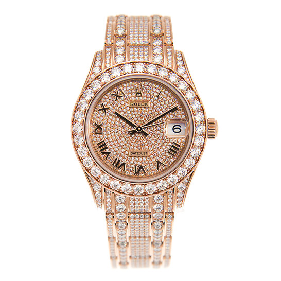 Rolex Pearlmaster 39 Automatic Diamond Ladies Watch 86285-0004