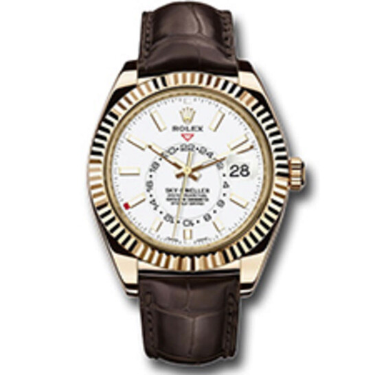 Rolex Sky-Dweller White Dial Automatic Men’s Oyster Watch 326934WSO