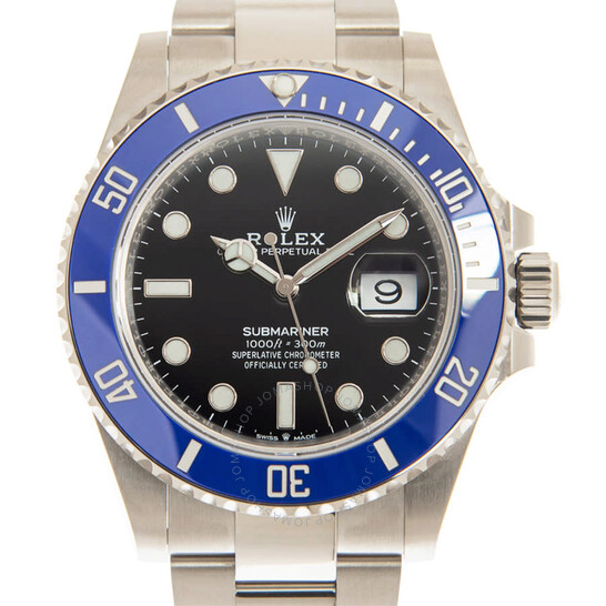 Rolex Submariner “Smurf” Black Dial, Blue bezel Automatic Chronometer Men’s Watch 126619LBBKSO